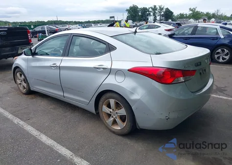 2013 Hyundai Elantra Gls из США, поврежденный, VIN 5NPDH4AE2DH278760